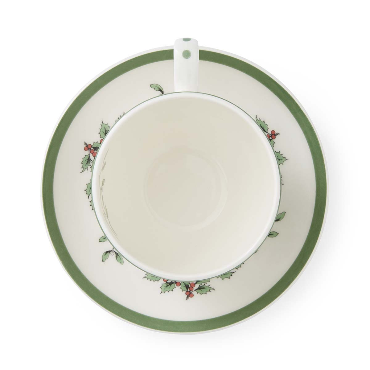 Christmas Tree Teacup & Saucer image number null